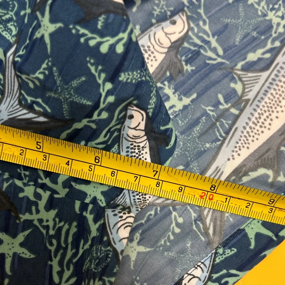 Vineyard‎ Vines Mens Swim Trunks Short Size Large Aquatic Fish Coastal Beach